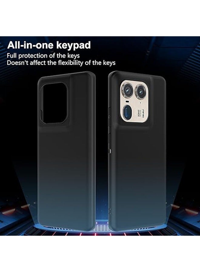 عام حافظة مقاومة للصدمات لهاتف Motorola Moto Edge 50 Ultra، حافظة هاتف مطاطية ناعمة بتصميم مطفي [حماية الكاميرا] [طبقة داخلية ناعمة]، حافظة رقيقة مقاومة للخدوش - Image 3