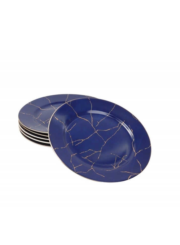 هوم فيو طقم سفره من البورسلين الفاخر مكون من 6 قطع ألوان - Image 2