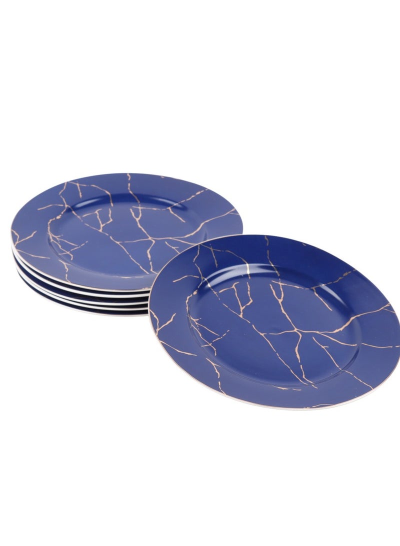 هوم فيو طقم سفره من البورسلين الفاخر مكون من 6 قطع ألوان - Image 1