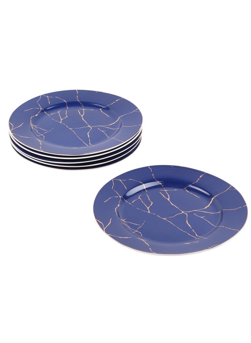 هوم فيو طقم سفره من البورسلين الفاخر مكون من 6 قطع ألوان - Image 3