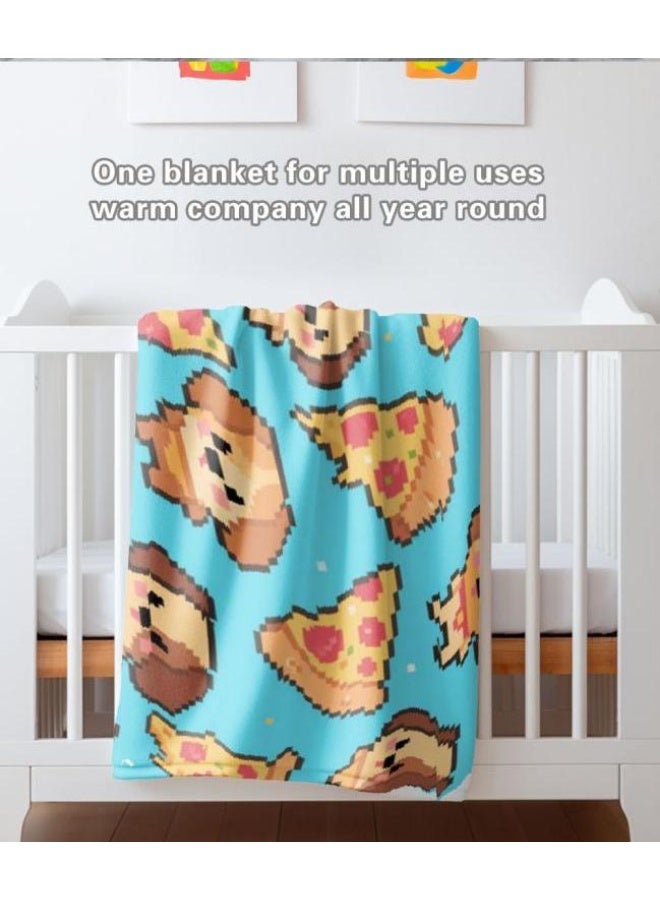 عام بطانية رقيقة من الفانيلا الكرتونية للأطفال والرضع (دافئة ومريحة، ومناسبة للنوم والألعاب) 70 سم * 100 سم - 914 - Image 3