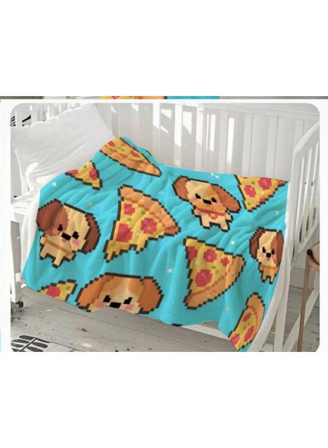 عام بطانية رقيقة من الفانيلا الكرتونية للأطفال والرضع (دافئة ومريحة، ومناسبة للنوم والألعاب) 70 سم * 100 سم - 914 - Image 2