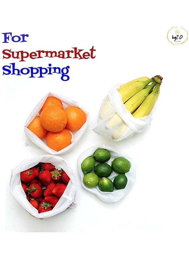 NIBEMINENT 6-Piece Reusable Food Storage Bags Clear 1000ml  - Image 2