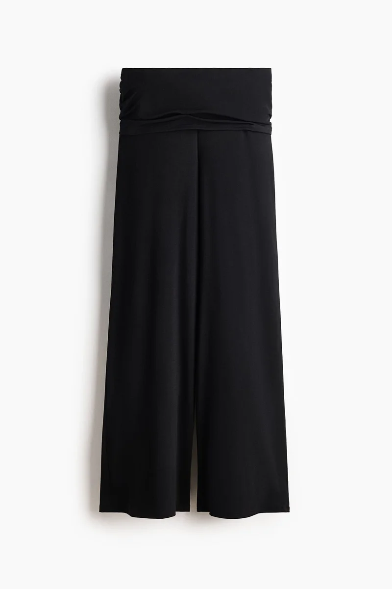H&M Draped fine-knit trousers