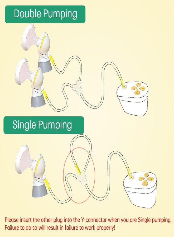 PumpMom-us Replacement Tubing for Medela New Pump in Style Maxflow Breast Pump, Compatible with Medela Spare Breastpump Parts Tubes - Image 3