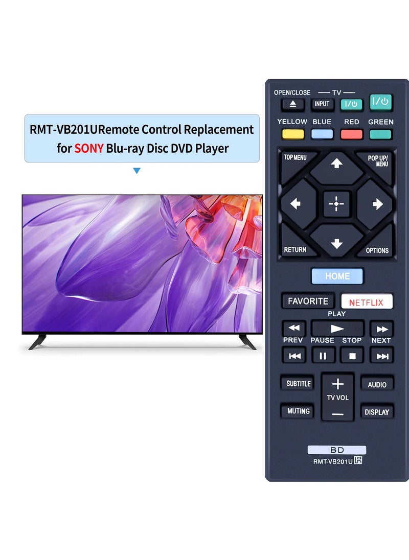 HuHa HUHA New RMT-VB201U RMTVB201U Remote Control fit for Sony Ultra HD Blu-ray DVD Player UBP-X700 UBPX700  - Image 3