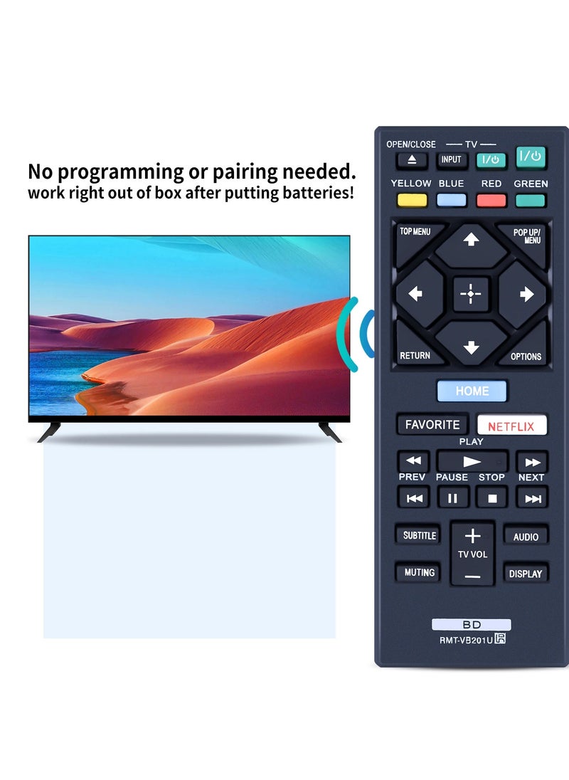 HuHa HUHA New RMT-VB201U RMTVB201U Remote Control fit for Sony Ultra HD Blu-ray DVD Player UBP-X700 UBPX700  - Image 4
