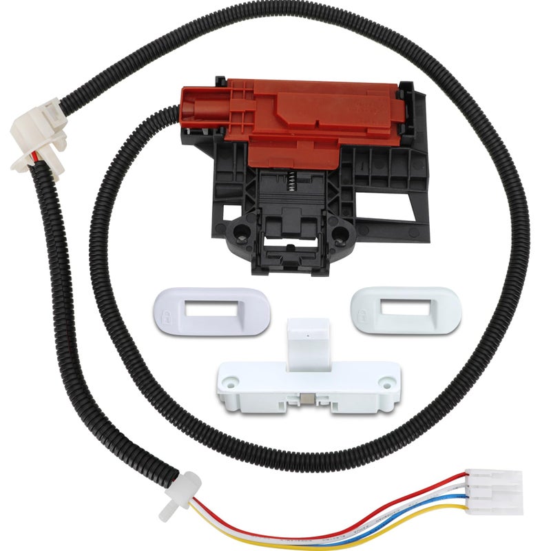 M Motico مجموعة قفل غطاء الغسالة M Motico W10404050 W10238287 مع مفتاح قفل الغطاء W10240513 متوافقة مع Whirlpool و Maytag و Kenmore واستبدال W10744659 و AP5263307 و 1938607 - ضمان لمدة سنة - Image 2