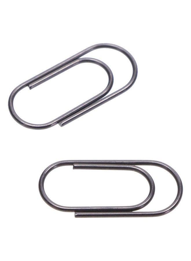 ONLYKXY 100 Pieces 16Mm Mini Black Nickel Paper Clips, Retro Paperclipa, Office Clips Assorted - Image 1