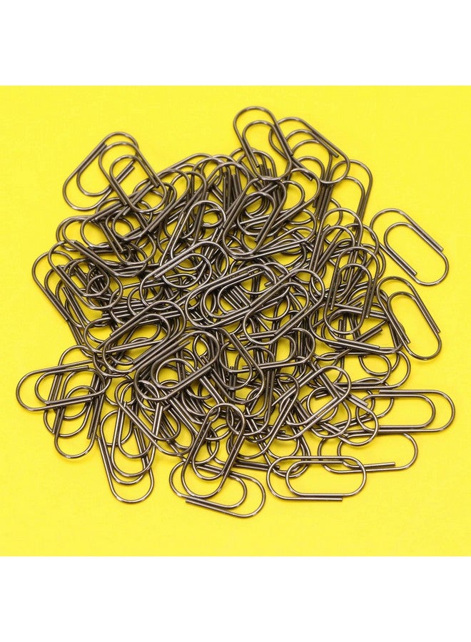 ONLYKXY 100 Pieces 16Mm Mini Black Nickel Paper Clips, Retro Paperclipa, Office Clips Assorted - Image 5