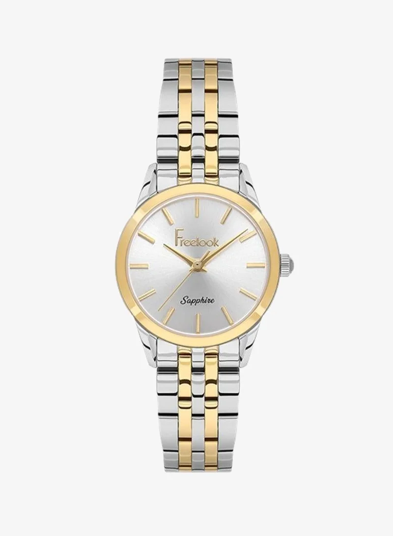 Freelook Paris Freelook - Naturelle Women's Watch | Steel Case | Stainless Steel Band | Silver & Round Dial | Analog | Japanese Quartz | Sapphire Crystal | Premium Luxury Watch | Ideal Gift | Water Resistant 50 Meters