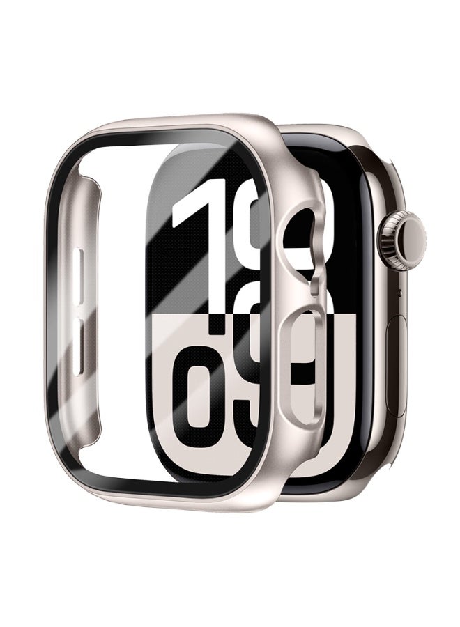 Bho Apple Watch Protective Case With Tempered Glass Screen Protector For Apple Watch S10/s9, Full Coverage Case For Iwatch S8/7/6/se, Integrated Touch-sensitive Watch Case - Image 1