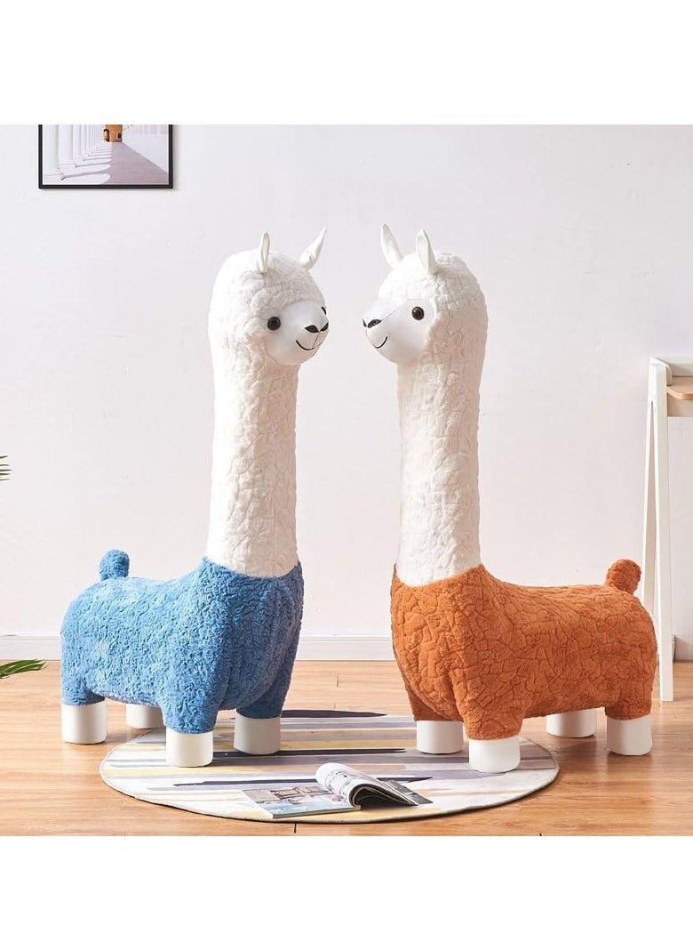 Cool Baby COOLBABY Giant Alpaca With Detachable Wheels Children's Riding Toy Load-Bearing 200KG Suitable For Children Of All Ages Blue  - Image 4