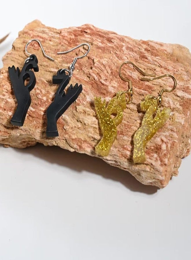 VLINRAS Gen Z Dangle Earrings - Number 6 and 7 Meme Earrings - Image 2