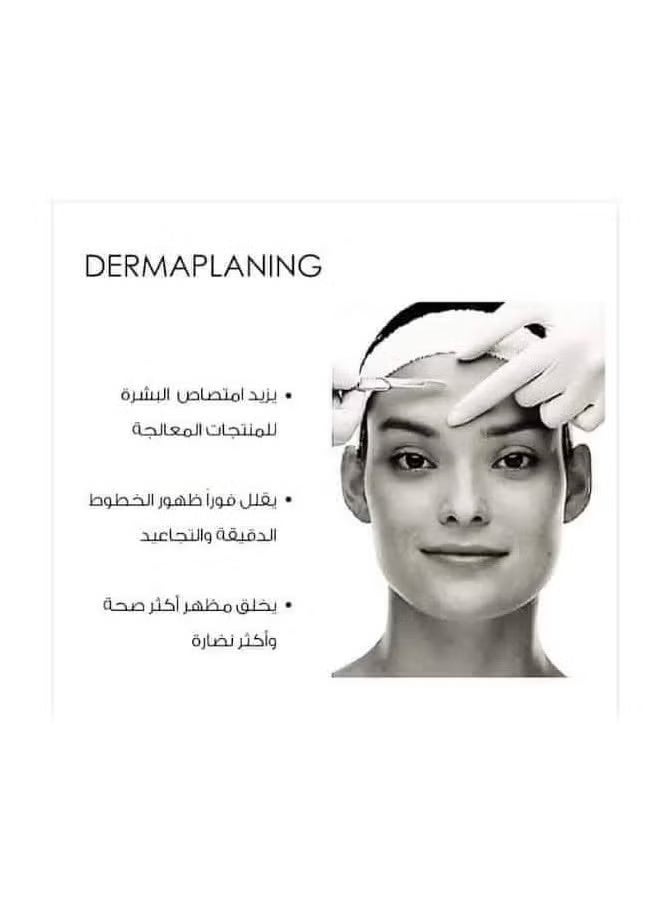 Dermaplaning with 10 blades to remove lint and exfoliate dead skin - Image 3
