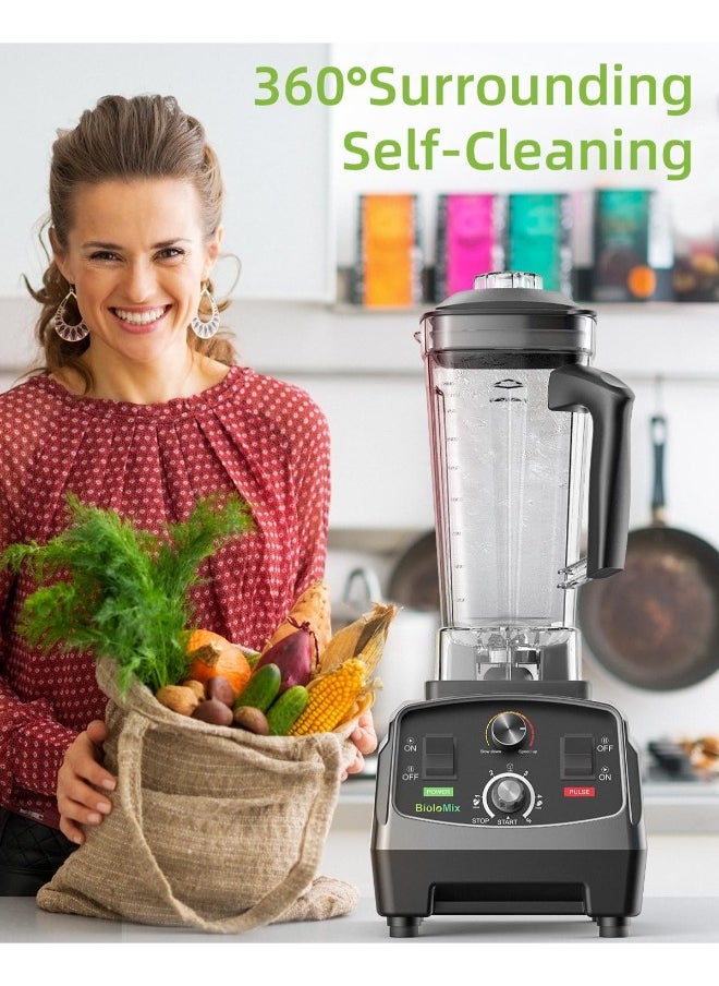 Biolomix - BioloMix Professional Blender,Smoothie Blender,Blender for Kitchen with 2200-Watt Motor,T5200 - Image 1