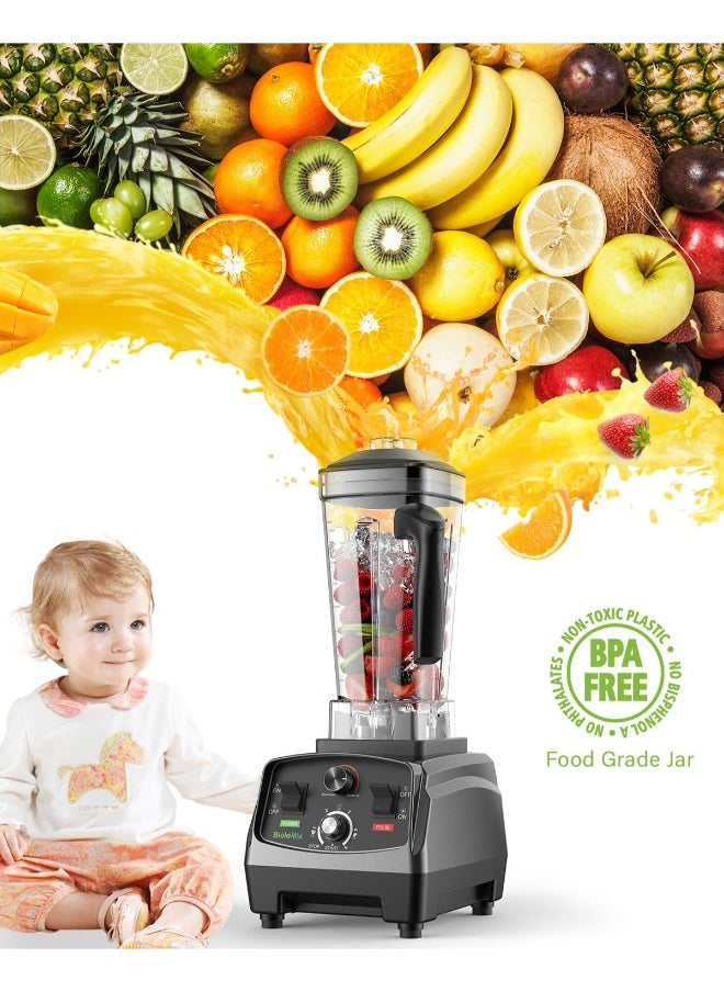 Biolomix - BioloMix Professional Blender,Smoothie Blender,Blender for Kitchen with 2200-Watt Motor,T5200 - Image 1
