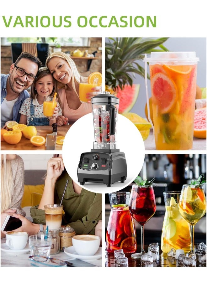 Biolomix - BioloMix Professional Blender,Smoothie Blender,Blender for Kitchen with 2200-Watt Motor,T5200 - Image 1