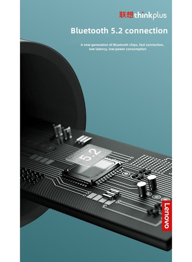 Lenevo Lenovo XT93 Wireless BT Headphones with Mic Hi-Fi Stereo Sound Noise Reduction HD Call Smart Fast Pair Compatible with iOS Android System - Image 3