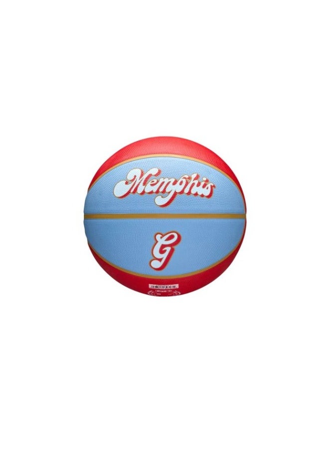 Wilson - 2024-2025 NBA Team City Edition Icon Memphis Grizzlies Basketball   Size: 7 - Image 1