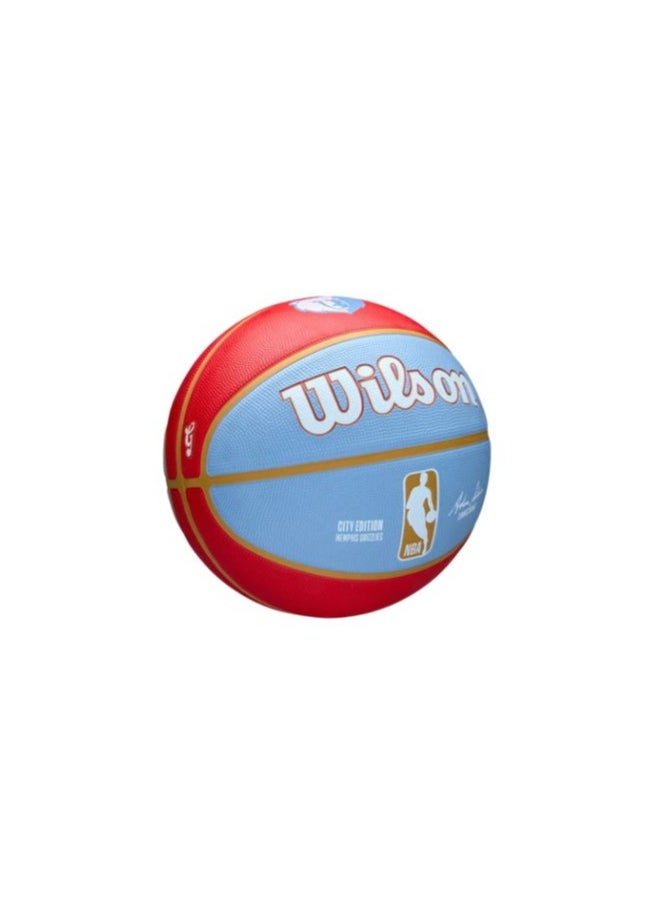 Wilson - 2024-2025 NBA Team City Edition Icon Memphis Grizzlies Basketball   Size: 7 - Image 1