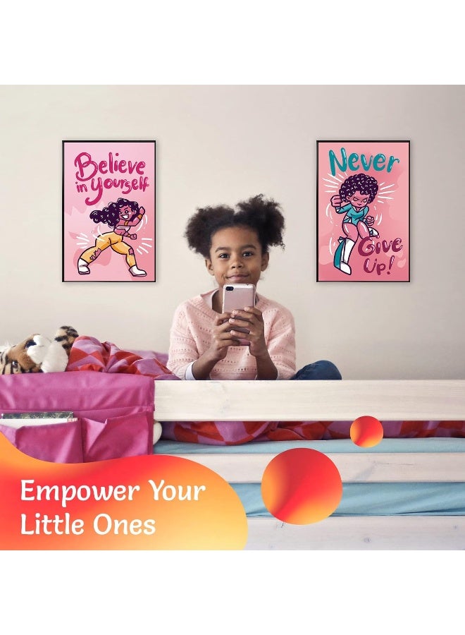 Throwback Traits Girls Room Decor, Black Girl Wall Art, Posters For Teen Girls Room - Image 2