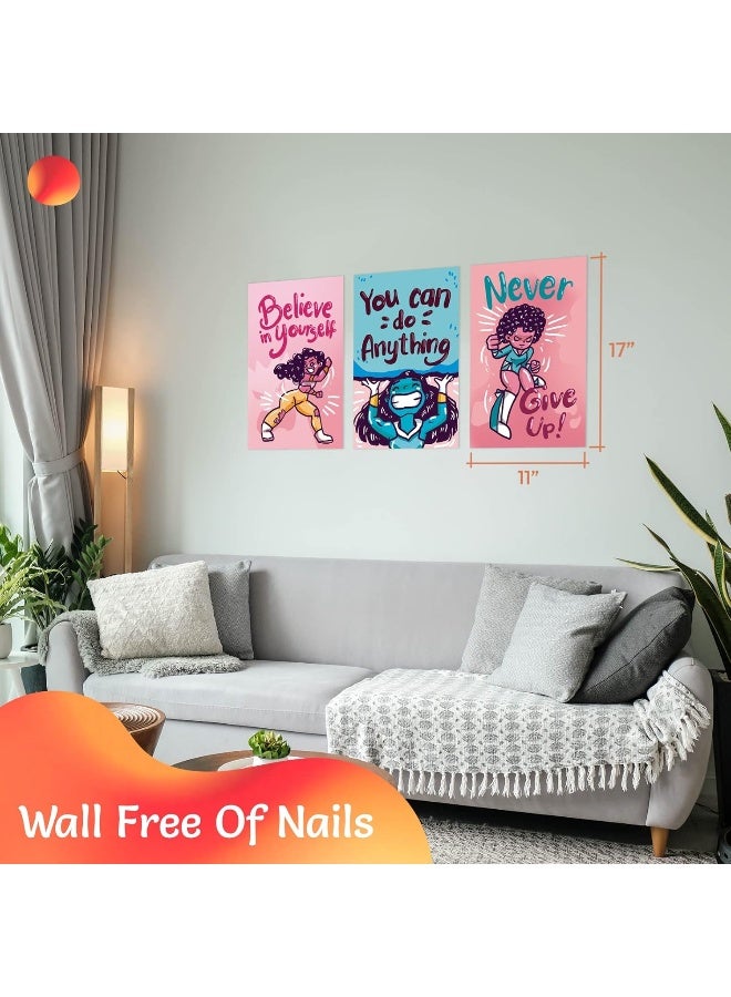 Throwback Traits Girls Room Decor, Black Girl Wall Art, Posters For Teen Girls Room - Image 5