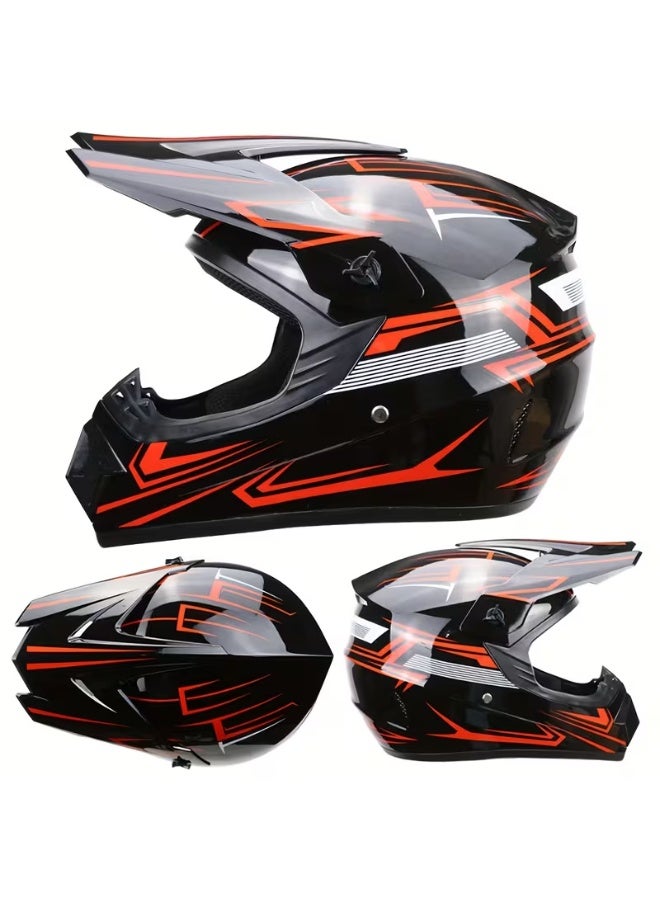 دوت خوذة دراجة نارية كاملة الوجه، خفيفة الوزن ومقاومة للصدمات، مناسبة لجميع المواسم لقيادة مريحة، خوذة ركوب بعدسة سوداء، ببطانة داخلية قابلة للتنفس، مناسبة للرجال والنساء، مثالية لركوب الدراجات والأنشطة الترفيهية. - Image 4