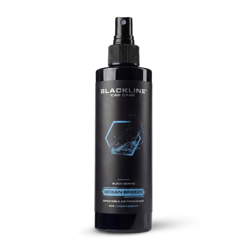 Blackline Car Care Ocean Breeze Car Air Freshener Spray Premium Odor Eliminator for Cars Trucks RVs SUV or Home Use 8 fl OZ Air Freshener Ocean Breeze Spray - Image 2