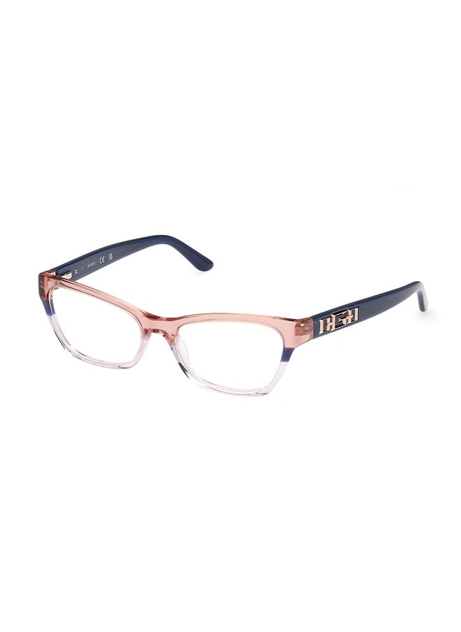 GUESS - إطار نظارة طبية مستطيل للنساء - GU297909252 - مقاس العدسة: 52 ملم - Image 1