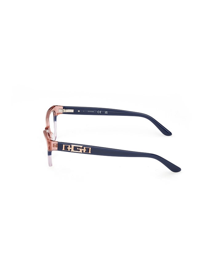 GUESS - إطار نظارة طبية مستطيل للنساء - GU297909252 - مقاس العدسة: 52 ملم - Image 1