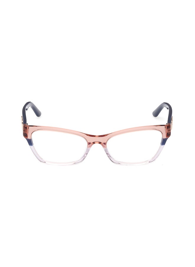 GUESS - إطار نظارة طبية مستطيل للنساء - GU297909252 - مقاس العدسة: 52 ملم - Image 1