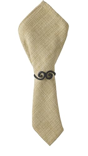 Park Designs Iron Knotted Napkin Ring Set of 4 - Image 2