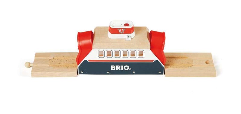 BRIO World 33569  Ferry Ship  3 Piece Wooden Toy Train Set for Kids  Interactive Light and Sound Features  Compatible with All BRIO Train Tracks  Ideal for Ages 3 and Up - Image 3