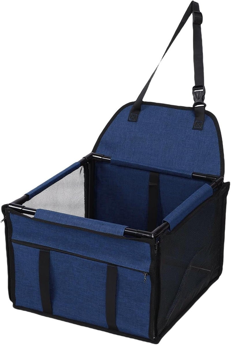 Different assemble options Generic Dog Car Seat, Foldable Dog Car Seat Collapsible Travel Bags with Safety Belt and and Mesh Window, Carrier for Small to Medium Pets Puppy, 39x39x27cm (Dark Blue) Trendy budget practical design Daily wear upgraded resistant material Multi-purpose Varied size selections Multiple design variants Multi option design Flexible usage build Flat working surface Climate adapted upgraded quality Comfort grip Quick use-switch compatible build Cost effective upgraded craftsmanship Multi warehouse process Leakproof sealed Salt resistant coating Gulf climate tested upgraded quality Trendy economical quality Long term use design Nationwide warehouse layout Land transit & shipment compatible All season compatible build Regular scheduled transit Multi-goal comprehensive design Global upgraded practical design - Image 4