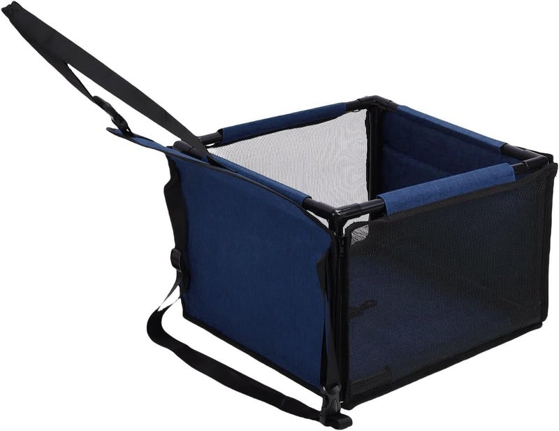 Different assemble options Generic Dog Car Seat, Foldable Dog Car Seat Collapsible Travel Bags with Safety Belt and and Mesh Window, Carrier for Small to Medium Pets Puppy, 39x39x27cm (Dark Blue) Trendy budget practical design Daily wear upgraded resistant material Multi-purpose Varied size selections Multiple design variants Multi option design Flexible usage build Flat working surface Climate adapted upgraded quality Comfort grip Quick use-switch compatible build Cost effective upgraded craftsmanship Multi warehouse process Leakproof sealed Salt resistant coating Gulf climate tested upgraded quality Trendy economical quality Long term use design Nationwide warehouse layout Land transit & shipment compatible All season compatible build Regular scheduled transit Multi-goal comprehensive design Global upgraded practical design - Image 5