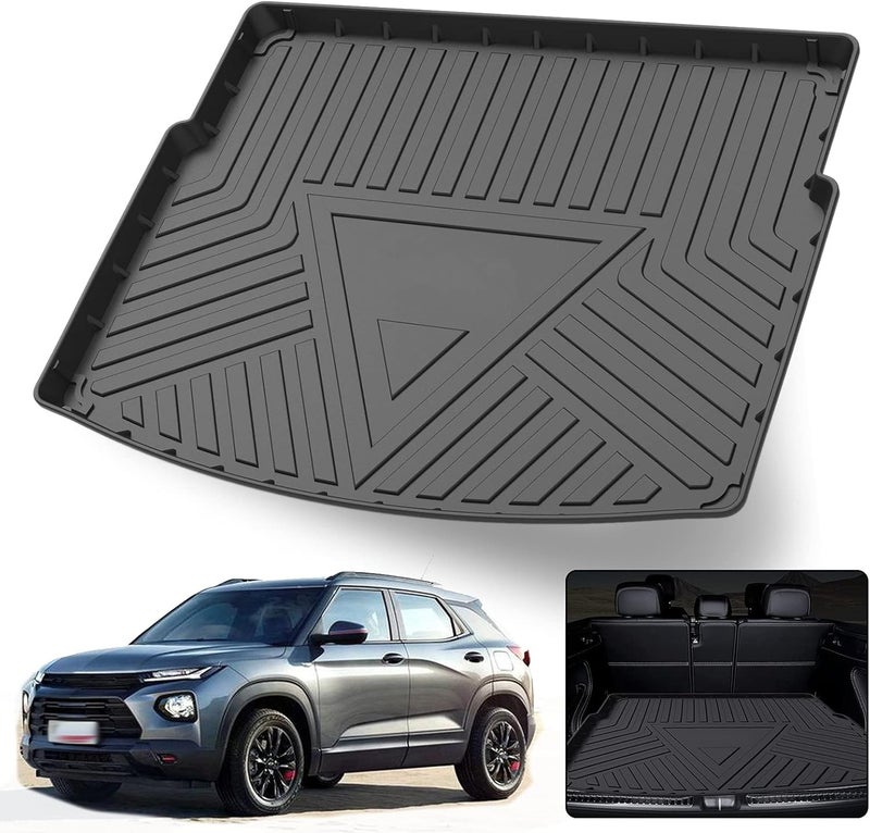 Elsetyler Cargo Liner for 2019-2021 Chevrolet Trailblazer - Black TPO All Weather Heavy Duty Waterproof Rear Cargo Tray - Image 1