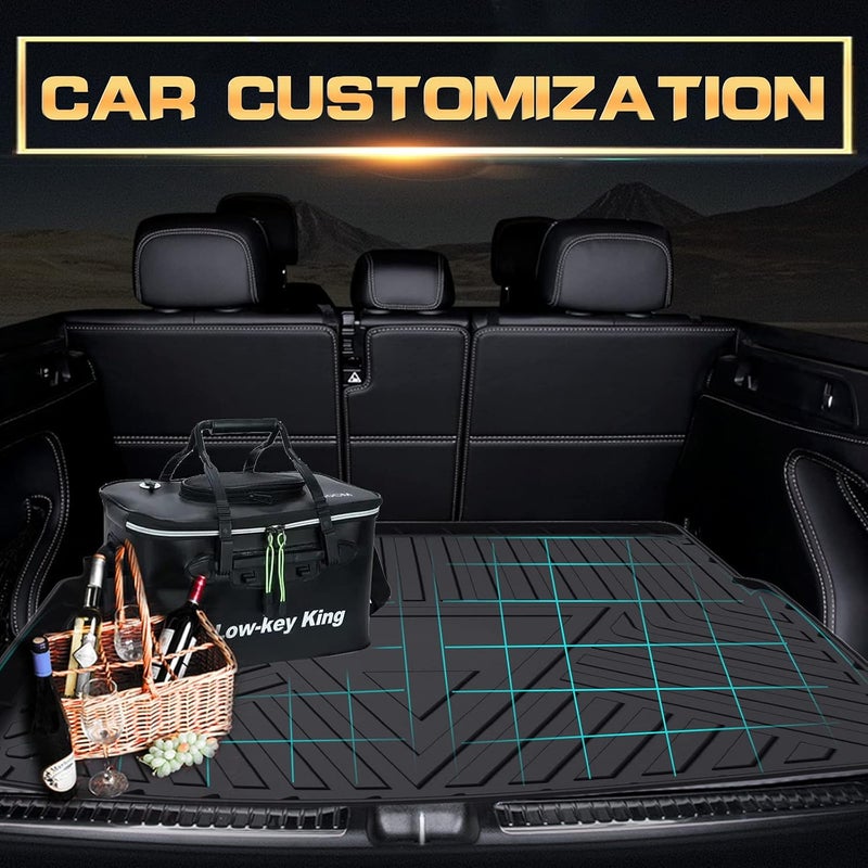Elsetyler Cargo Liner for 2019-2021 Chevrolet Trailblazer - Black TPO All Weather Heavy Duty Waterproof Rear Cargo Tray - Image 2
