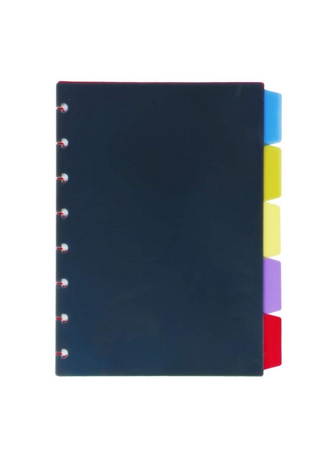 Eagle Plastic Index 5Tab Dividers Discbound Tab Dividers Plus 1 Plastic Zipper Bag Junior Size For Discbound Planners Or Notebooks  - Image 5