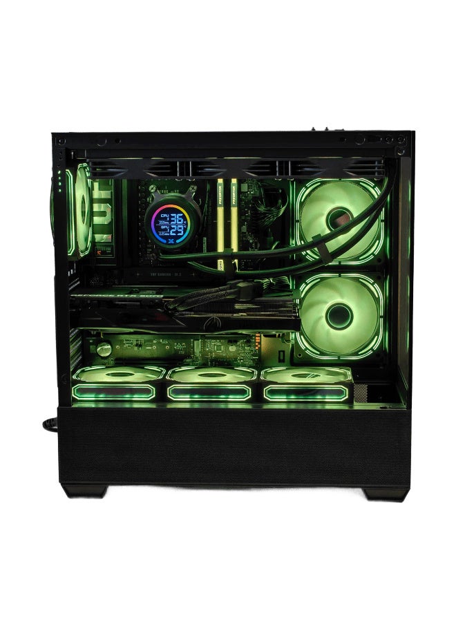 Mostech General Trading LLC GAMING PC RYZEN 7 8700F UP TO 5.0 GHZ | AMD RX 9070 XT 16GB OC GDDR6 | RAM 32GB DDR5 6000MHZ | 1TB NVME GEN 4 | FT418 BLACK CASE | WINDOWS 11 PRO | WIFI READY BLACK - Image 2