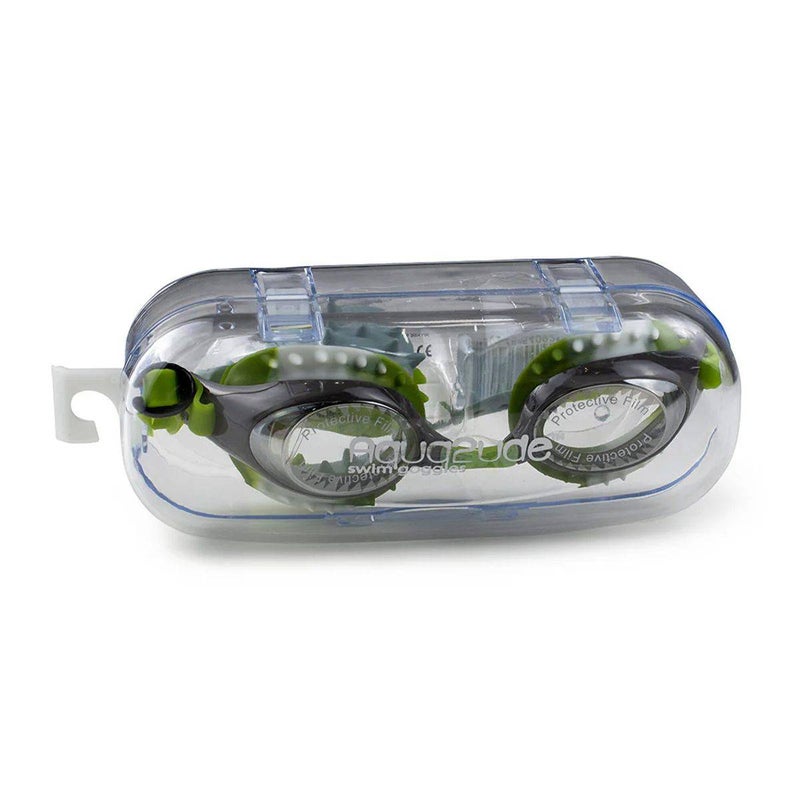 Aqua2ude Dino Classic Swim Goggles (Green) - Image 1