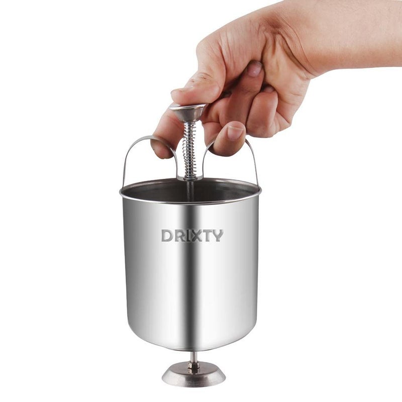 DRIXTY Stainless Steel Mendu Vada Maker Perfectly Shaped and Crispy Mendu Vada Maker Machine Medu Vada and Donut Maker Stainless Steel for Homemade Donuts and Medu Vadas Stainless Steel - Image 2