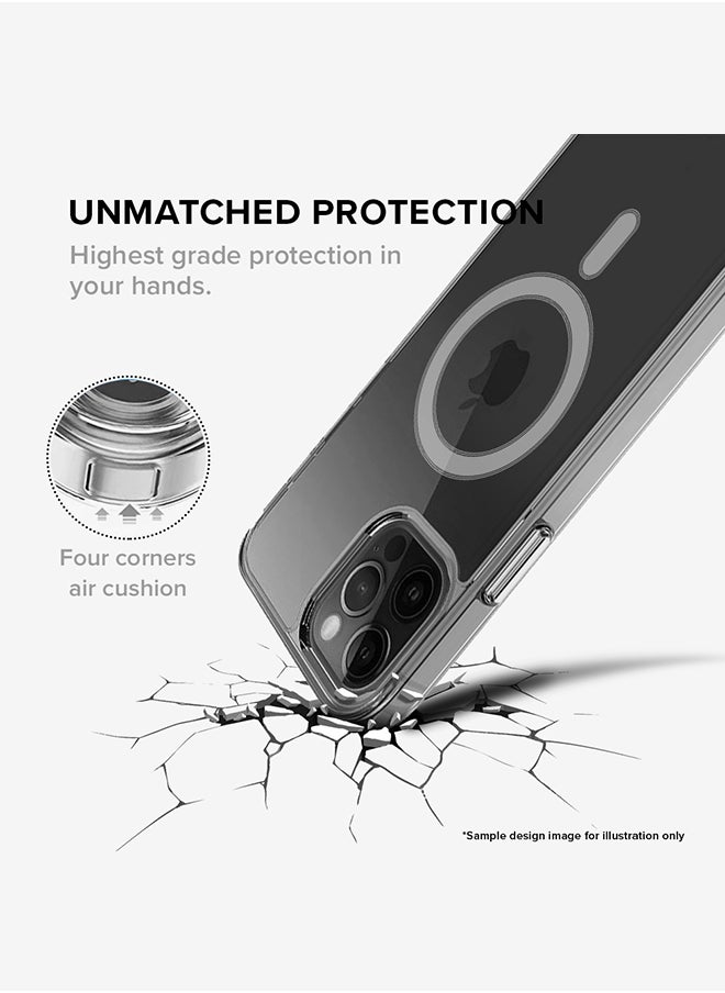 Stylizedd - For iPhone 16 Pro Case [Compatible with MagSafe] Slim Magnetic cover Clear Phone Case - Girl Next Door - Image 1