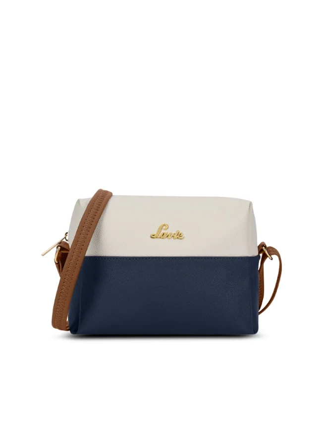 Women's Ellen Colourblock Horizantal Slingbag (Navy)