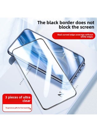 For OppoReno5 Tempered Film Reno6/7/8/4se Full Screen A93R17a2pro Hydraulic A72a5a1a9-Color:Upgraded Full-screen Curved Edge Film 60 Times Explosion-proof 30 Times Anti-fingerprint Ultra-clear 3 Pieces + 16 Gifts-Size:OPPOR17 - pzsku/Z7B1E29B7AAAC22B05467Z/45/1746221738/bdfff637-039a-4f0d-8f7a-92dbf5324261