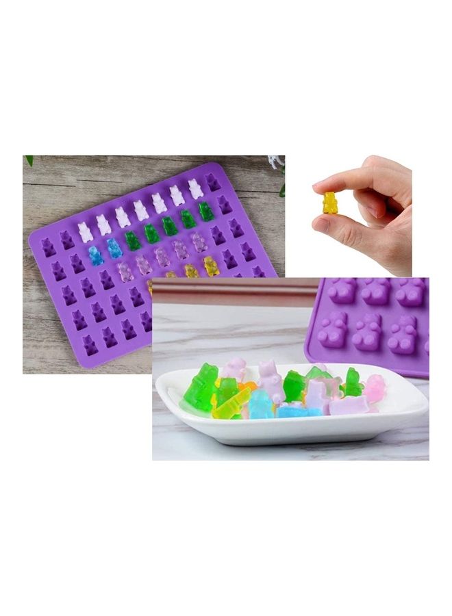 3-Piece  Silicone Chocolate Moulds Multicolour One Size - Image 3