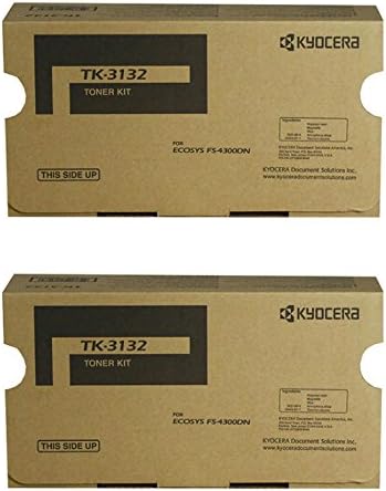 Kyocera TK3132 TK3132 Black Toner Cartridge 2Pack for FS4300DN - Image 1