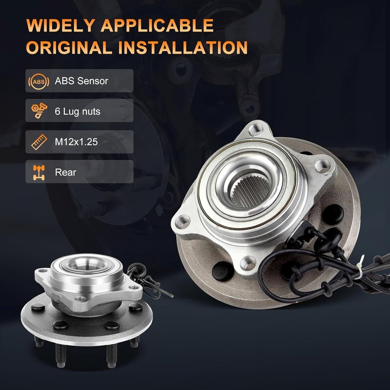 ASAPE 541001 Rear Wheel Hub and Bearing Assembly for Ford Expedition and Lincoln Navigator (2003-2006) - Image 4