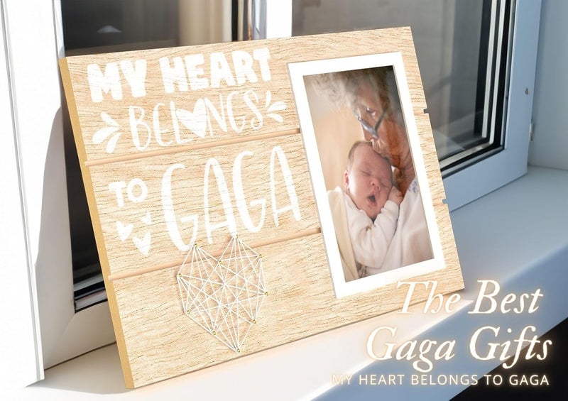 InnoBeta Gaga Gifts for Grandma Mothers Day Gifts for Gaga Picture Frame 4x6 on Mothers Day Christmas Birthday - Image 2