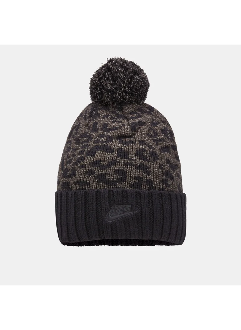 Nike Women's Sportswear Cuffed Futura Pom Beanie